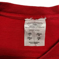 Adidas Vintage y2k Red and White T Shirt (M)