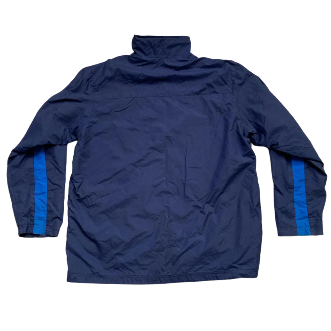 Nike Vintage Y2K Navy and Blue Shell Tracksuit Jacket (XL)
