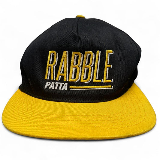 Rabble Patta Black and Yellow Vintage Snapback Cap