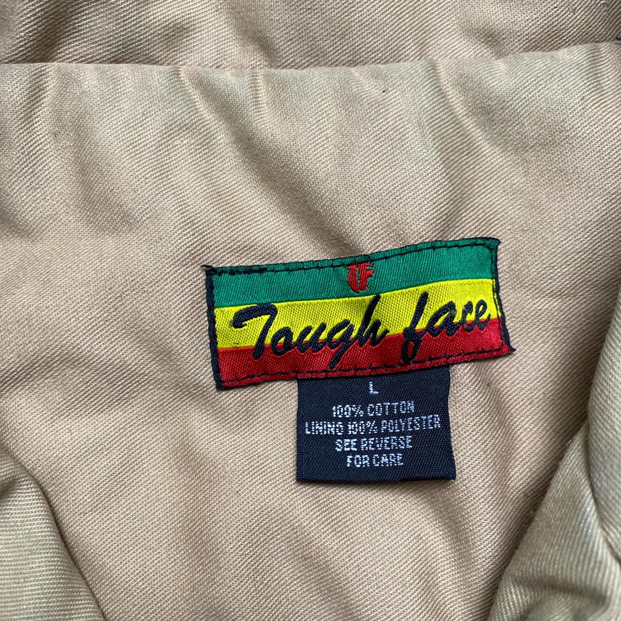 Tough Face Rasta Beige Army Style Jacket (L)