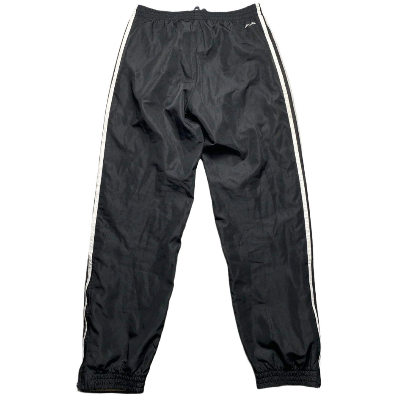 Adidas Climalite Black and White Shell Trackpant Bottoms (S)
