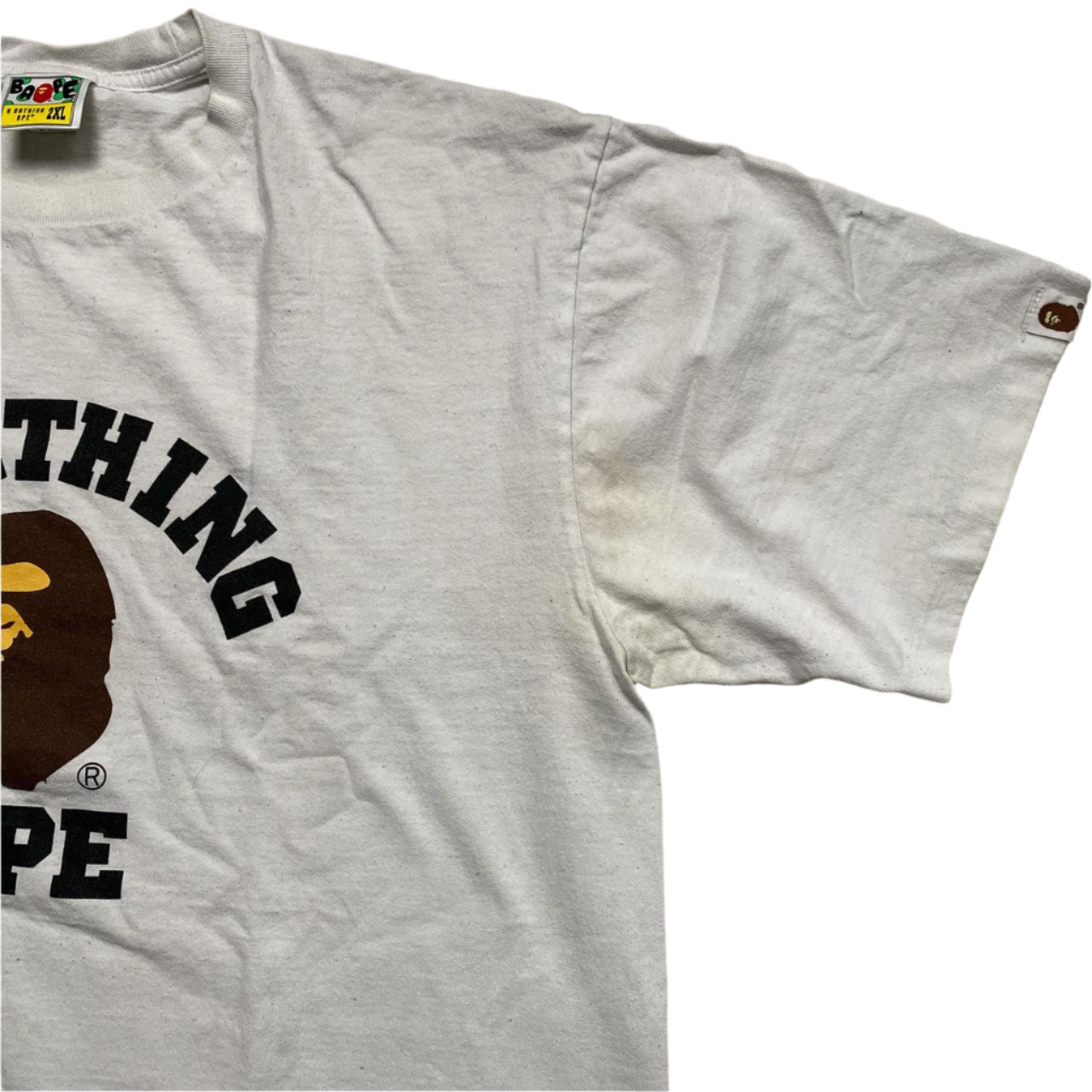 Bape A Bathing Ape White Classic T Shirt (2XL)