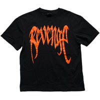 Revenge Black and Orange T Shirt (S)