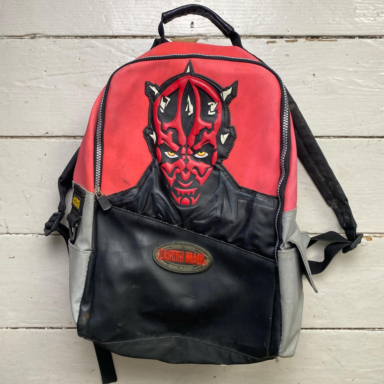 Darth Maul Star Wars Vintage Black and Red Backpack Bag