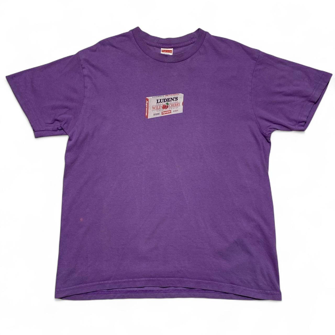 Ludens Cough Drops Supreme Purple T Shirt (M)