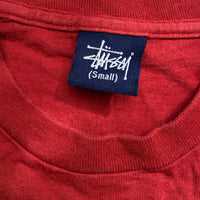 Stussy Red White and Purple Skulls T Shirt (S)