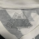 Palace Repeat Spellout Black Grey and White Long Sleeve T Shirt (L)