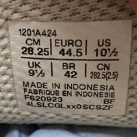 Asics Gel Nimbus 9 White Silver and Black Trainers (UK 9.5)
