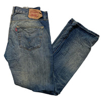 Levis 501 Vintage Blue Stonewash Jeans (31W)