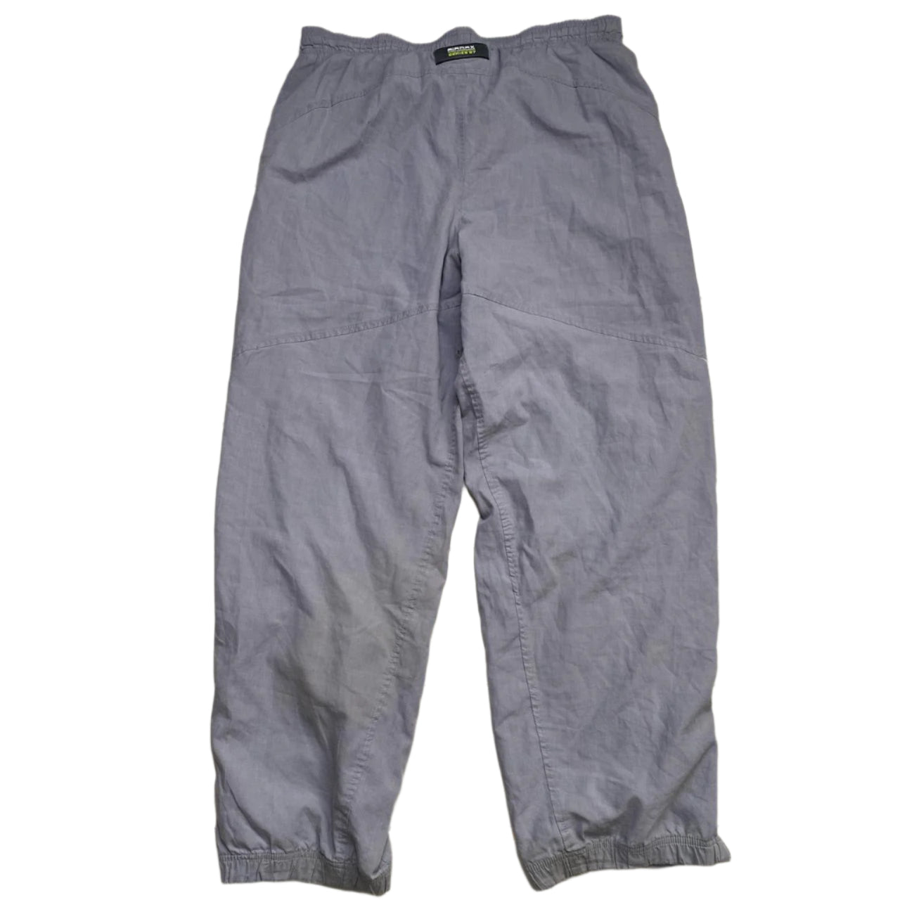 Nike Air Max Vintage y2k Grey and Black Shell Trackpant Bottoms (L)