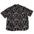 Dickies All Over Black and White Short Sleeve Shirt (XL)