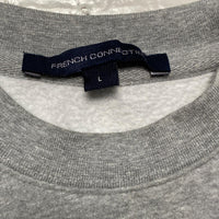 French Connection Vintage y2k Too Busy To FCUK Grey and Black Jumper (L)
