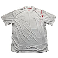 England Umbro Vintage Football Jersey White Navy and Red (2XL)