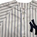 Majestic Athletic New York Yankees Vintage y2k White and Navy Pinstripe Jeter 2 Jersey (S)