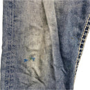 True Religion Geno Super T Light Blue White Stitch Stonewash Jeans (34W)