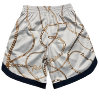 Palace Chains Basketball Mesh Shorts White (M)