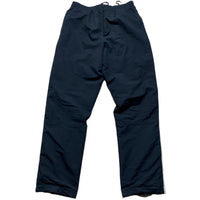 Adidas Navy and White Shell Trackpant Baggy Bottoms (XL)