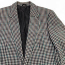 Burberry Vintage Burberrys Black White and Green Tweed Blazer Suit Jacket (L)