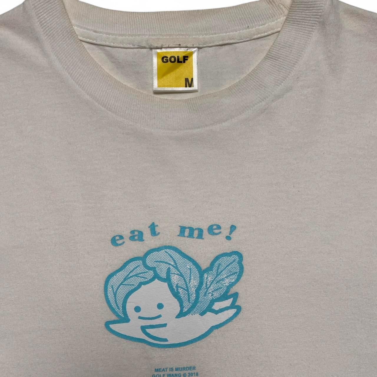 Golf Wang 2018 Eat Me White and Blue T Shirt (M)