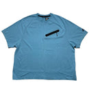 Nike Blue and Black Tech Fleece T Shirt (2XL)