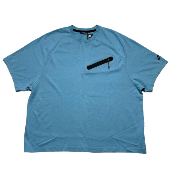 Nike Blue and Black Tech Fleece T Shirt (2XL)