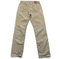Levis 751 Corduroy Beige Khaki Jeans (32W)