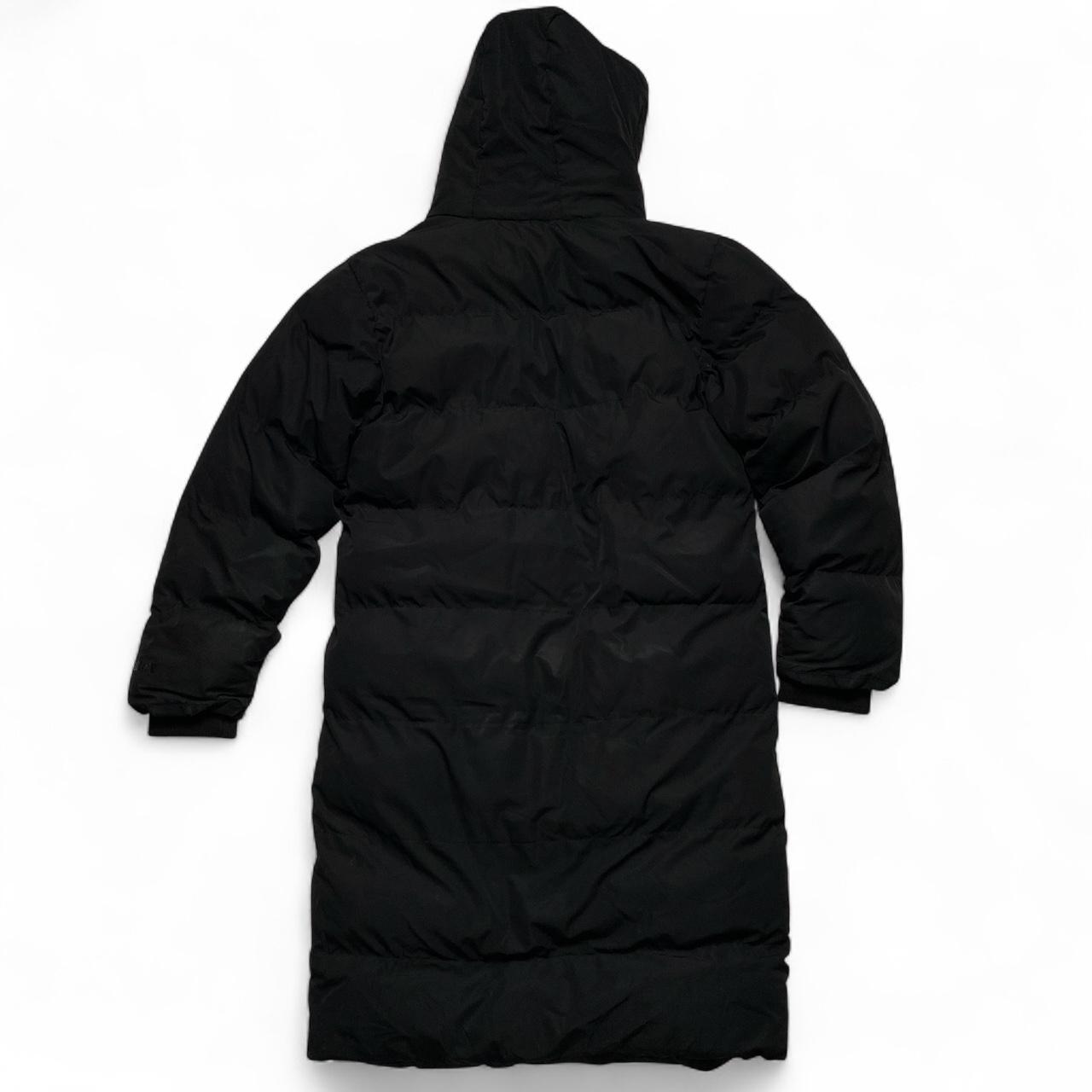 Juicy Couture Womens Black Long Puffer Coat