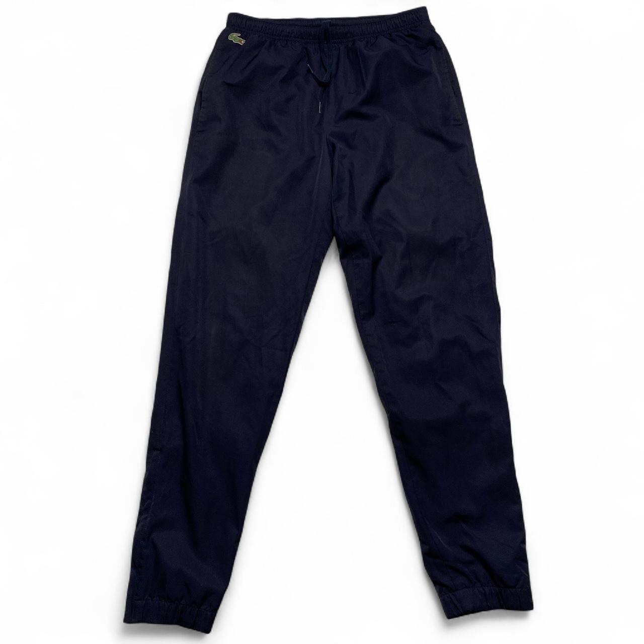 Lacoste Novak Djokovic Navy Green Croc Shell Trackpant Bottoms (XS)