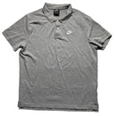 Nike Grey and White Polo Shirt (XL)