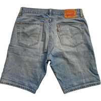 Levis 505 Light Blue Denim Jorts Jean Shorts (34W)