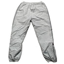 Reebok Light Grey White Shell Trackpant Baggy Bottoms (L)