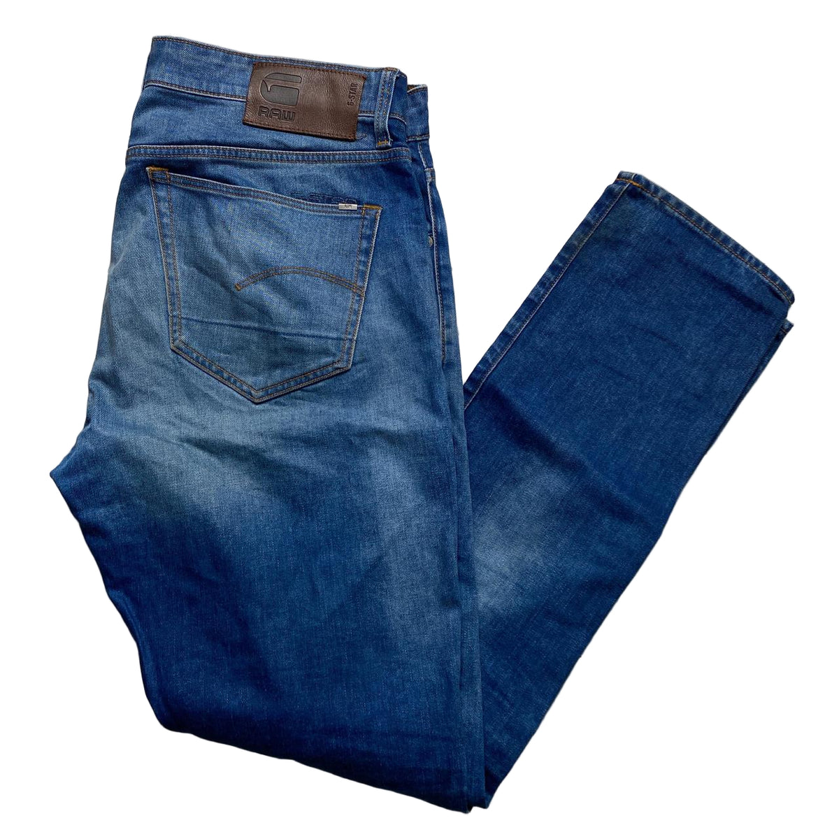 G Star 3301 Raw Blue Jeans (34W)