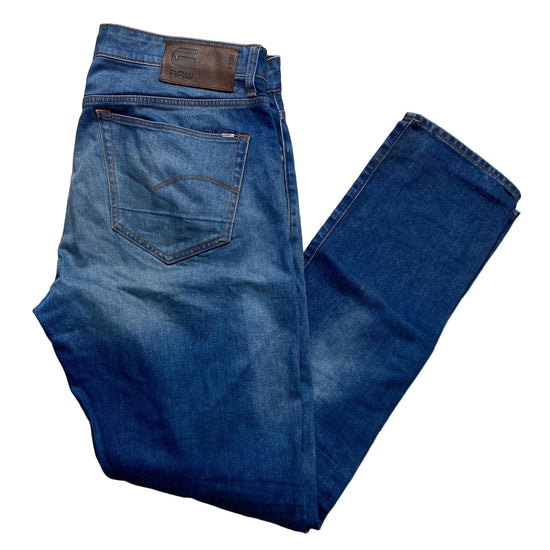G Star 3301 Raw Blue Jeans (34W)