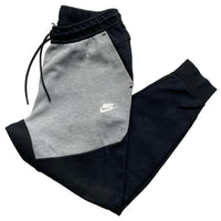 Nike Tech Fleece New Season Grey White and Black Joggers (M)