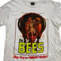 The Bees They Prey On Human Flesh Vintage White T-Shirt (L)