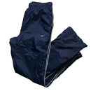 Nike Shell Baggy Trackpant Navy and White Swoosh Bottoms (M)