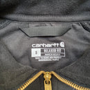 Carhartt Black and White Patch Quarter Zip Jumper (S)