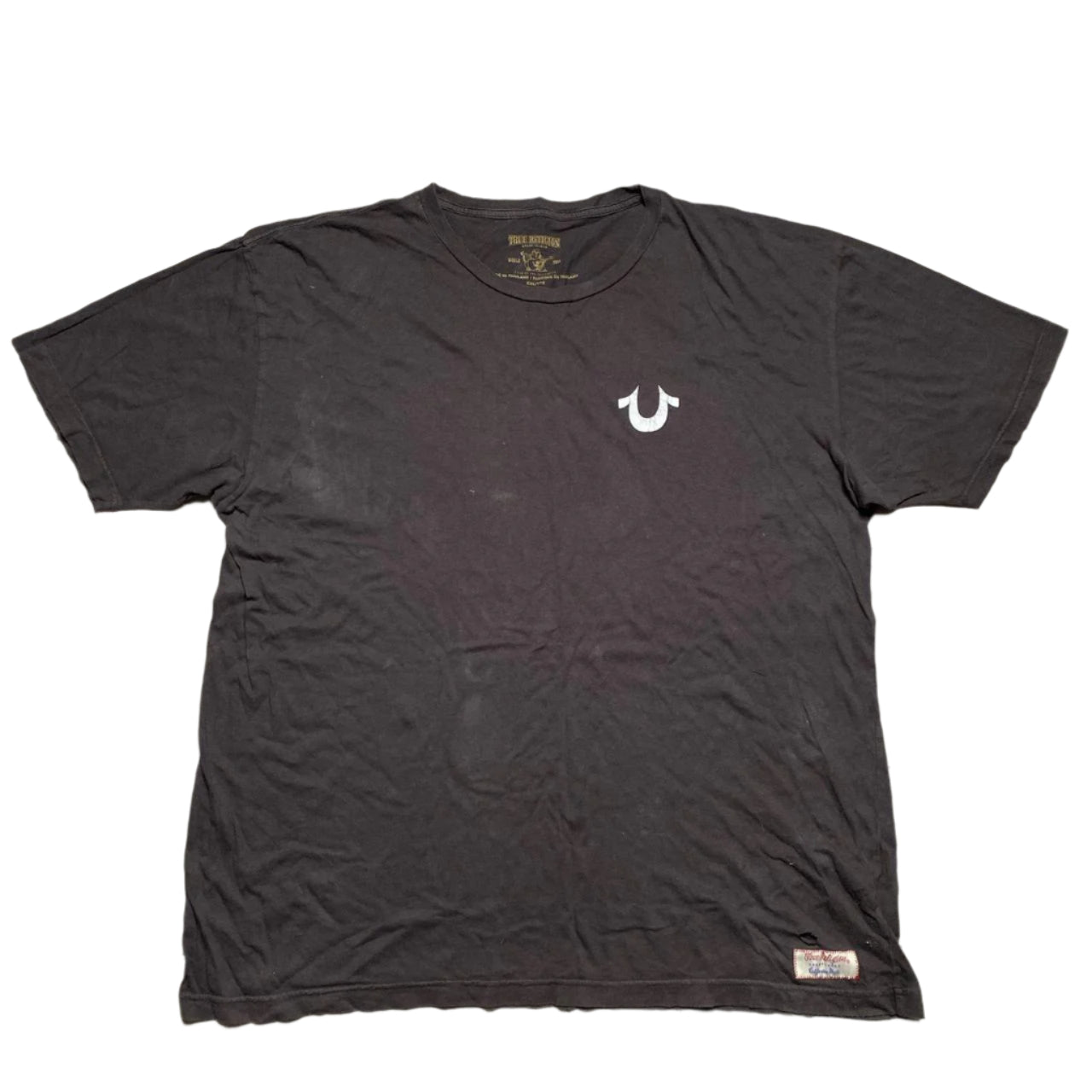 True Religion Black and White T Shirt (2XL)