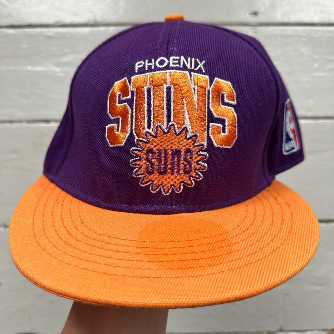 Phoenix Sund Purple and Orange Mitchell and Ness Snapback Cap