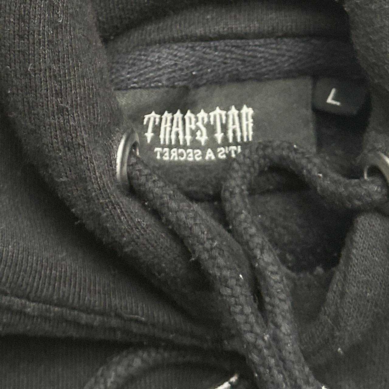 Trapstar Grey Black and White Hoodie