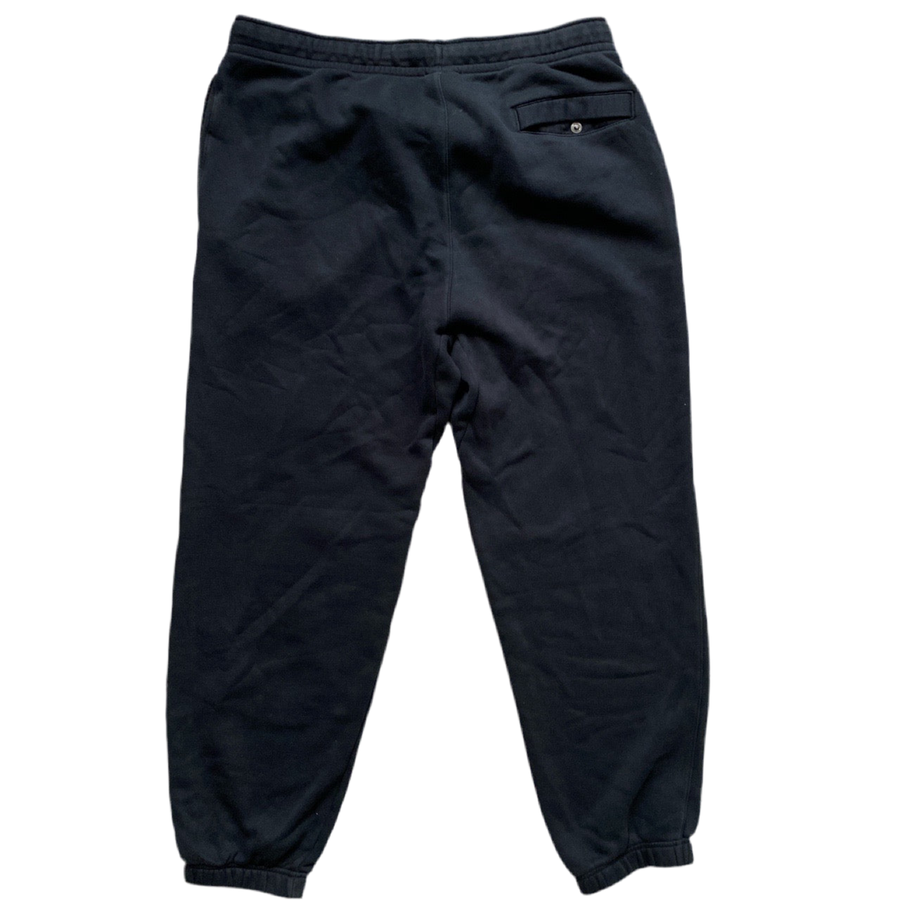 Nike Club Spellout Black and White Joggers (XL)