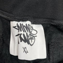Minus Two Black and Light Blue Baggy Joggers (XL)