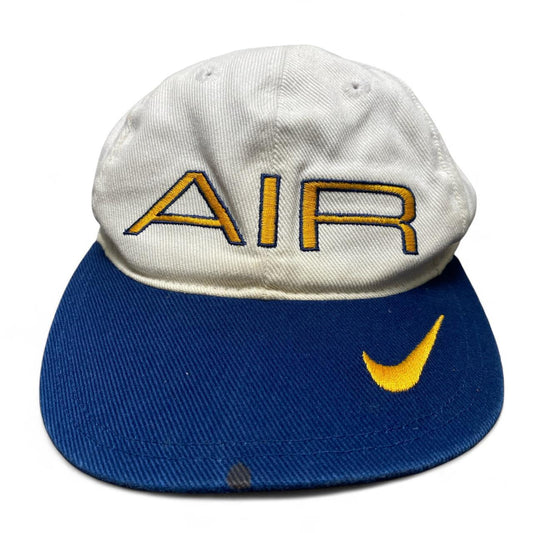 Nike Air Vintage 90’s White Navy and Yellow Cap