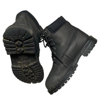 Dickies Black Leather Boots (UK 8)