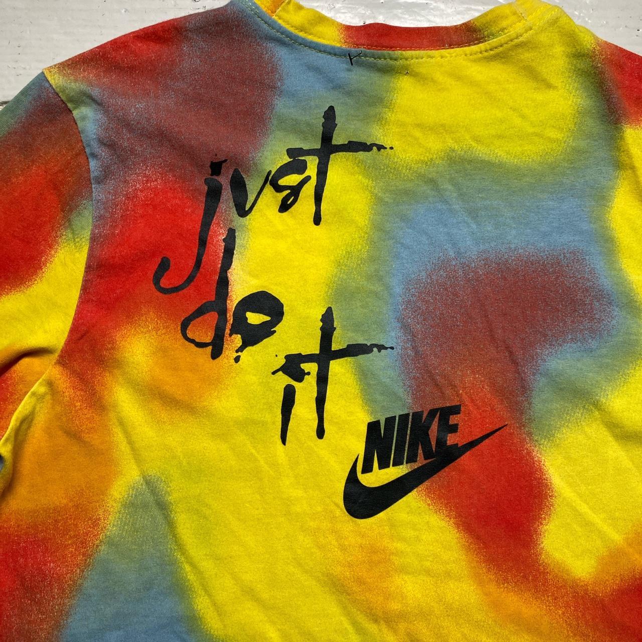 Nike Actions Speak Louder than Anything Tie Dye T Shirt