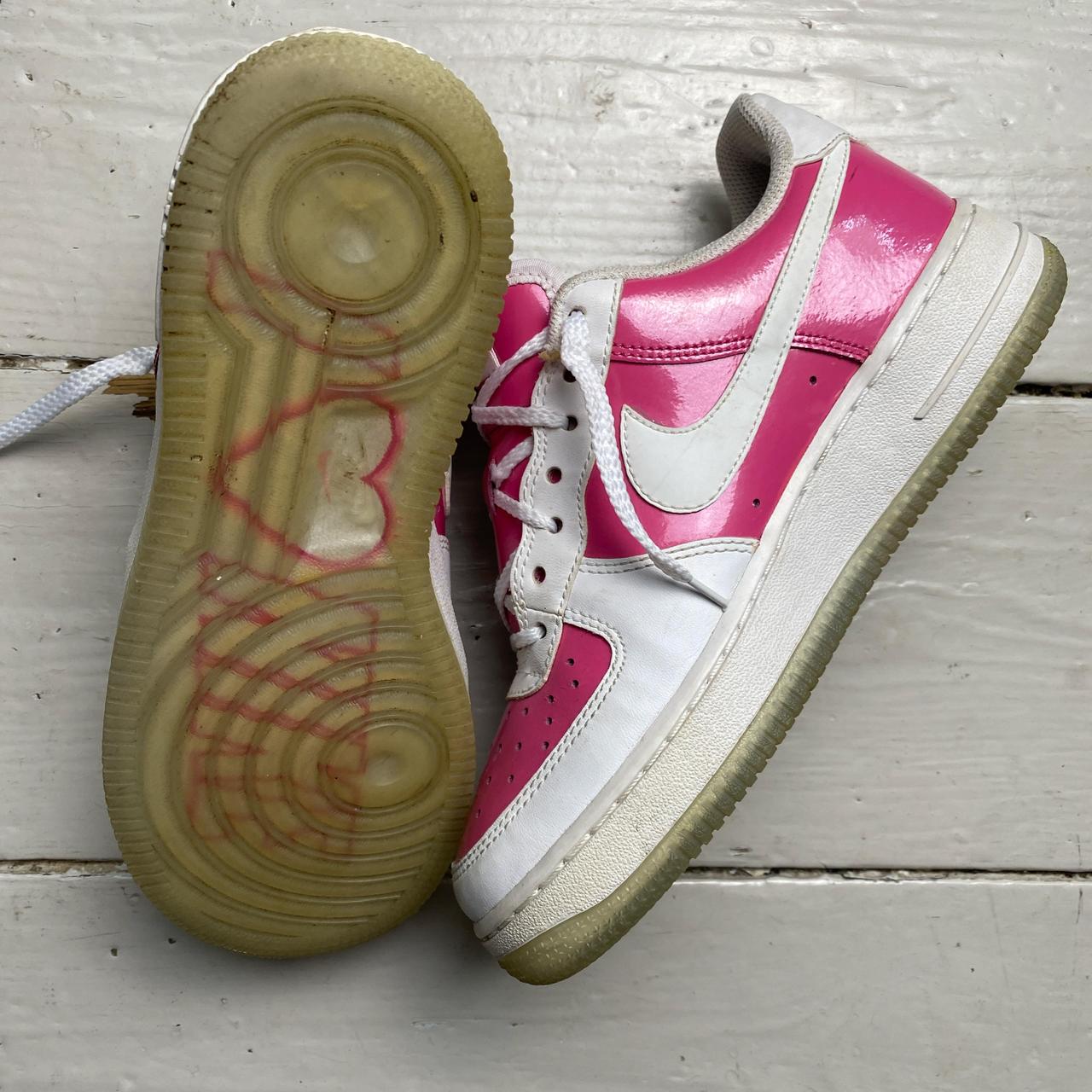 Nike Air Force 1 Valentines 2008 Pink Patent and White