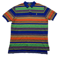Polo Ralph Lauren Striped Multi Colour Polo Shirt (XL)