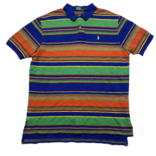 Polo Ralph Lauren Striped Multi Colour Polo Shirt (XL)