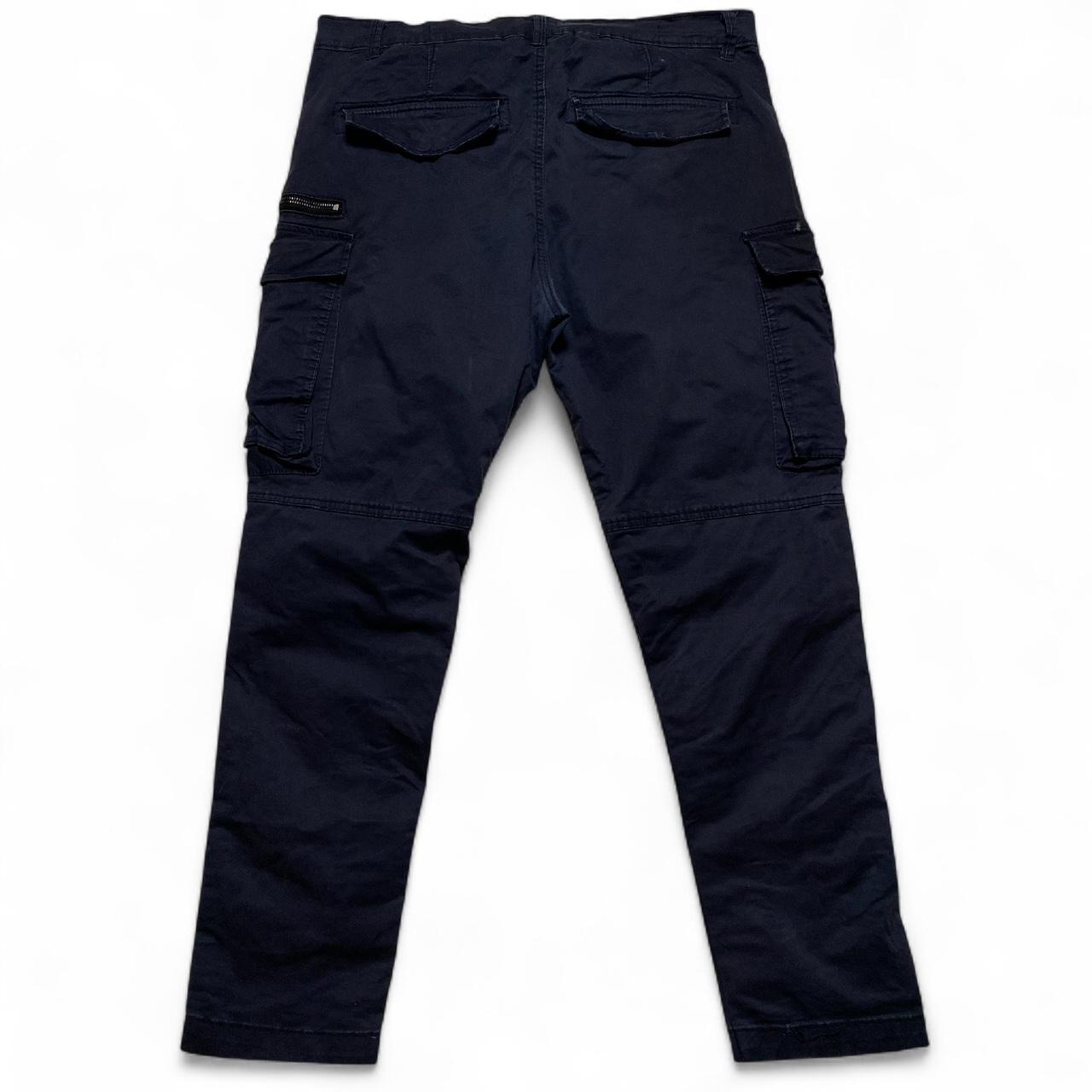 G Star RAW Navy Cargo Trousers (36W)