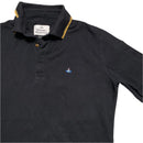 Vivienne Westwood Black and Yellow Long Sleeve Polo Shirt (L)